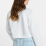 Le Temps Des Cerises Faksel Jacket / White
