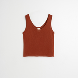 Indi & Cold Knit Tank / Terracotta