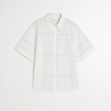 Indi & Cold Cotton Lace-insert Shirt