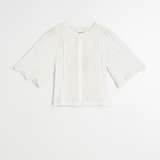 Indi & Cold Broderie Anglaise Top