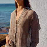 Estilo Emporio Arch Shirt / Rete Chocolate