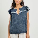 Rails Tafia Top / Classic Blue