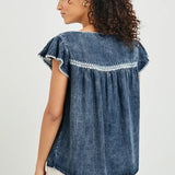 Rails Tafia Top / Classic Blue