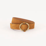 Sessun Tisao Buckle Belt / Suede Rusty
