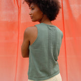 Indi & Cold Knitted Vest / Basilico