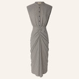 Sessun Bellacala Dress with Pleats / White-Black