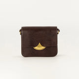 Sessun Diviluz Embossed Box Bag / Brown Lizard