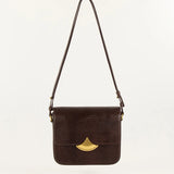 Sessun Diviluz Embossed Box Bag / Brown Lizard