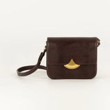 Sessun Diviluz Embossed Box Bag / Brown Lizard