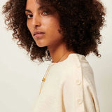 Sessun Austin Shoulder Tab T-shirt / Fleur de Sel