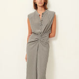 Sessun Bellacala Dress with Pleats / White-Black