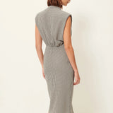 Sessun Bellacala Dress with Pleats / White-Black