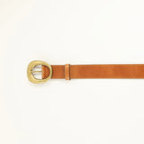 Sessun Luan Leather Belt / Clay Brown