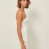 Sessun Leite Knitted Long dress / Optical White
