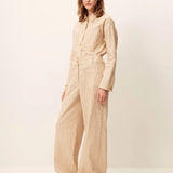 Sessun Manhatti Pants / White- Amber Stripe