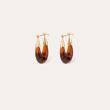 Gas Bijoux Ecume Small Earrings / Tiger