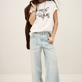 Ba&sh Ralfa Ecru T Shirt / Almost Famous