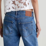 AG Billie Low Slung Straight Leg Denim / American Riviera