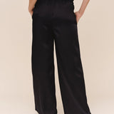 Bella Dahl Double Pleat Wide Leg Pant / Black
