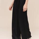 Bella Dahl Double Pleat Wide Leg Pant / Black