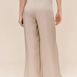 Bella Dahl Double Pleat Wide Leg Pant / Field Khaki
