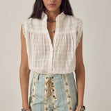 Maison Hotel Elvis Sleeveless Blouse / Nuage