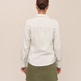 Bella Dahl Fitted Trucker Shirt / Ivory