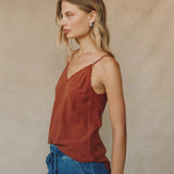 Bella Dahl Frayed Cami / Autumn Amber