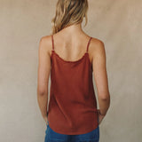 Bella Dahl Frayed Cami / Autumn Amber