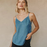 Bella Dahl Frayed Cami / Skyline Spray