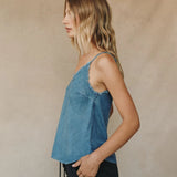 Bella Dahl Frayed Cami / Skyline Spray