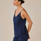 Bella Dahl Frayed Cami - Endless Sea