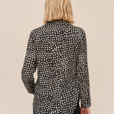 Bella Dahl Button Down Hipster Shirt / Sketched Stars Print