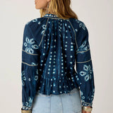 Maison Hotel Sora Blouse / Ocean Ink
