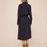 Bella Dahl Patch Pocket Maxi Shirt Dress / Endless Sea