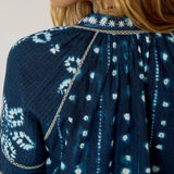Maison Hotel Sora Blouse / Ocean Ink