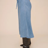 Bella Dahl Bias Skirt With Tie / Indigo Harbor Wash