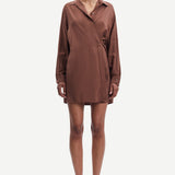 Samsoe Samsoe Alfrida Shirt Dress - Mustang