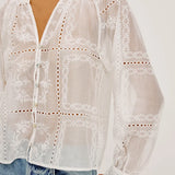 Rails Francine Top / Ivory Hankerchief