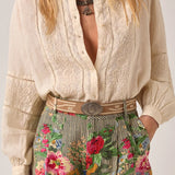 Maison Hotel Virginia Blouse / Ivory Whisper