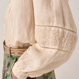 Maison Hotel Virginia Blouse / Ivory Whisper