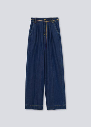 Liu Jo Better Denim Flare Chain High Waisted Blue Casual