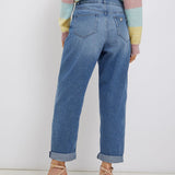 Liu Jo Texas Baggy jeans with belt / Blue Marble