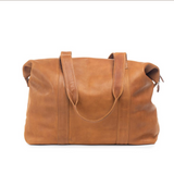 Miriam Leather Overnight Bag Vintage Tan