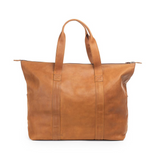 Miriam Leather Overnight Bag Vintage Tan