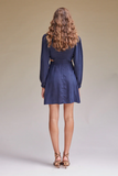 Anika Ring Front Mini Dress Navy