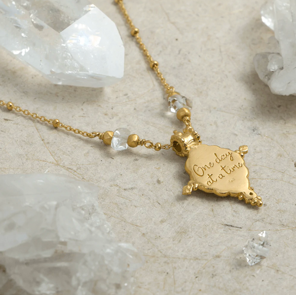 One Day at a Time Herkimer Necklace
