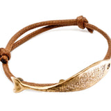 Pesci Che Volano Cefalo Bronze Tan Bracelet