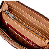 Noosa Amsterdam Leather Wallet Mid Brown