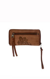 Noosa Amsterdam Leather Wallet Mid Brown